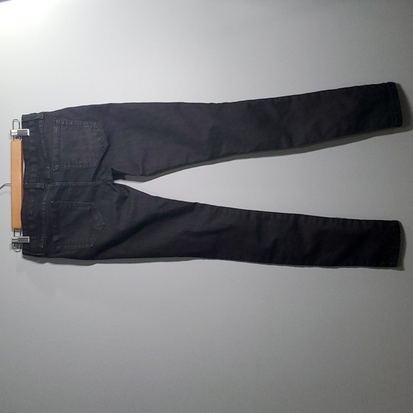 Forever Twenty One jeans women's size 27 equals 4 size 4 US black vintage - Picture 8 of 14